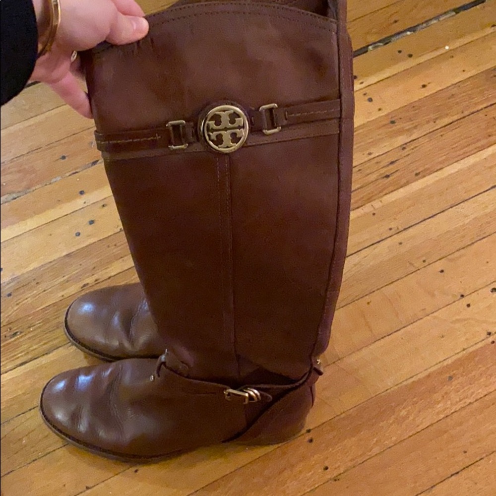 Tory Burch Brown Riding Boots - Picture 5 of 6